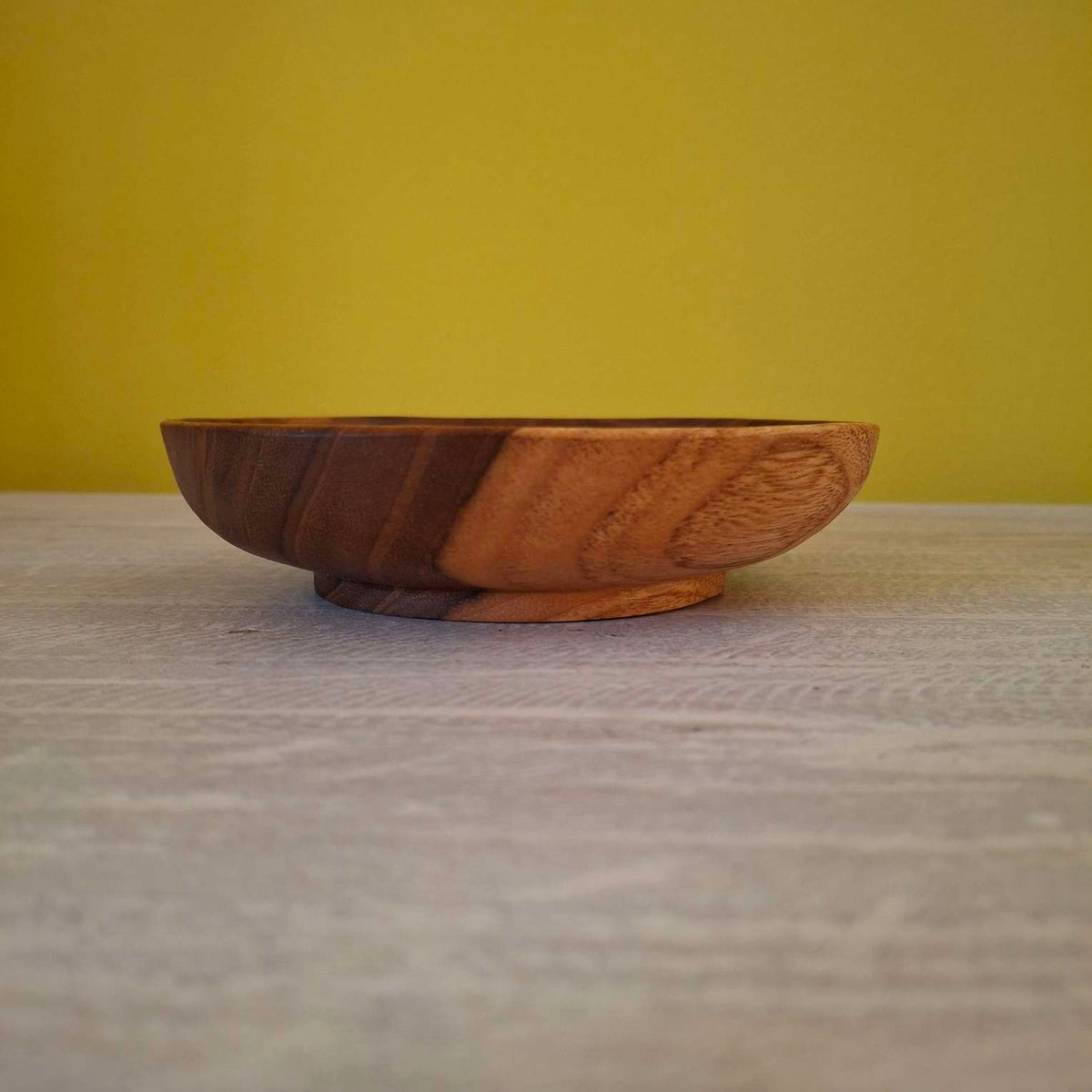 Piatto ciotola vassoio svuota tasche legno teak - ETNICBAY