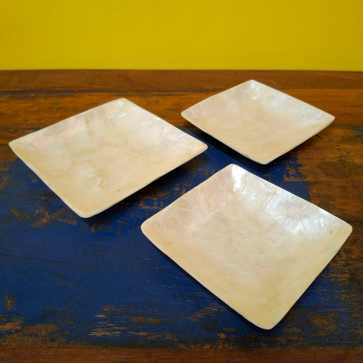 Set piattini porta antipasti in madre perla