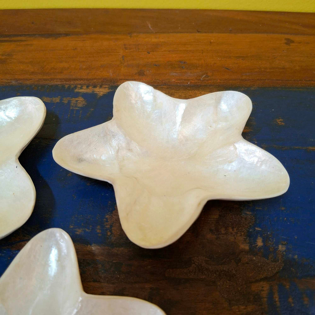 Piattini ciotoline a forma di stella madre perla