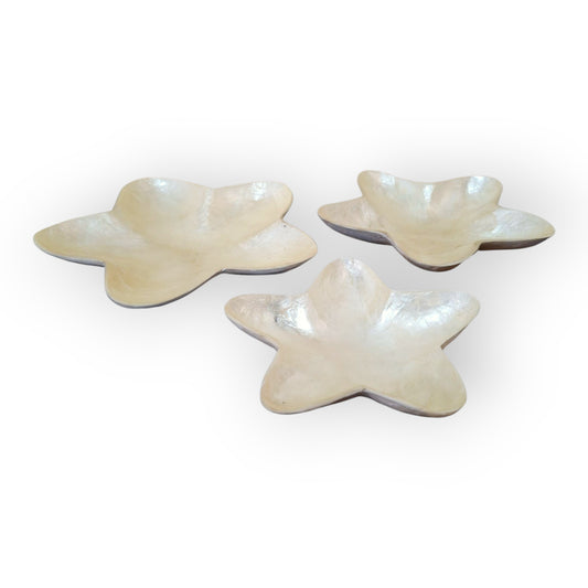 Ensemble d'assiettes à apéritif en forme d'étoile
