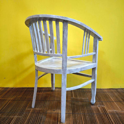 Set tavolino e sedie in legno teak shabby chic