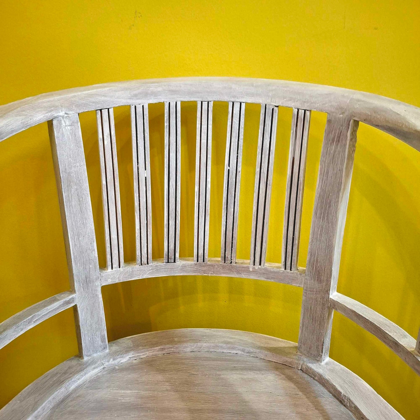 Set tavolino e sedie in legno teak shabby chic