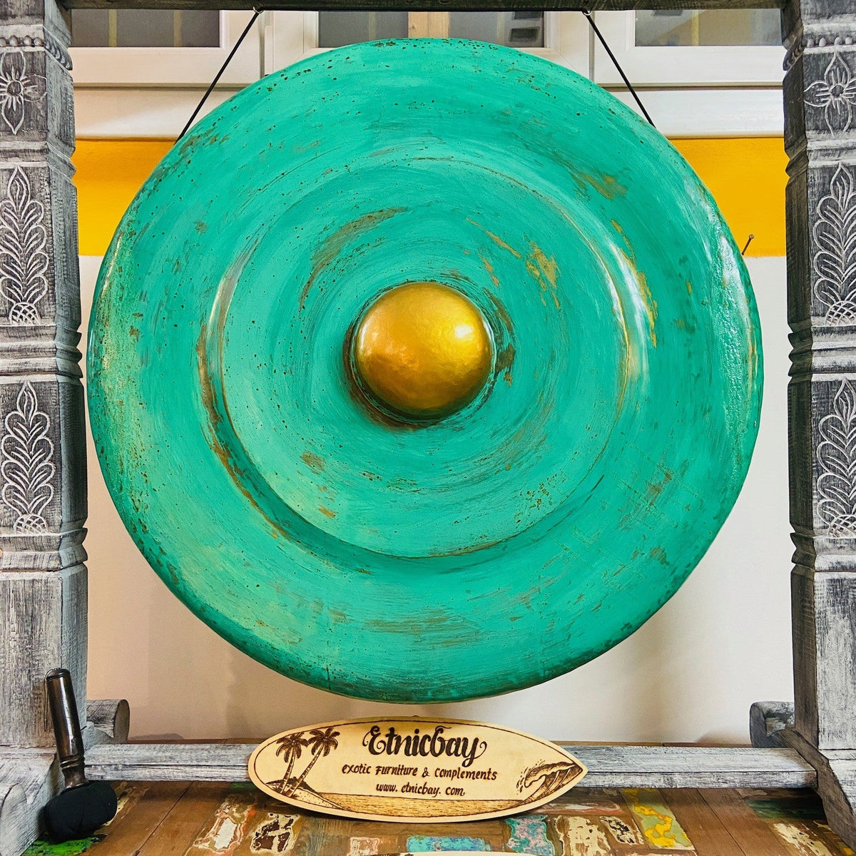 Gong professionale orientale yoga meditazione om - ETNICBAY