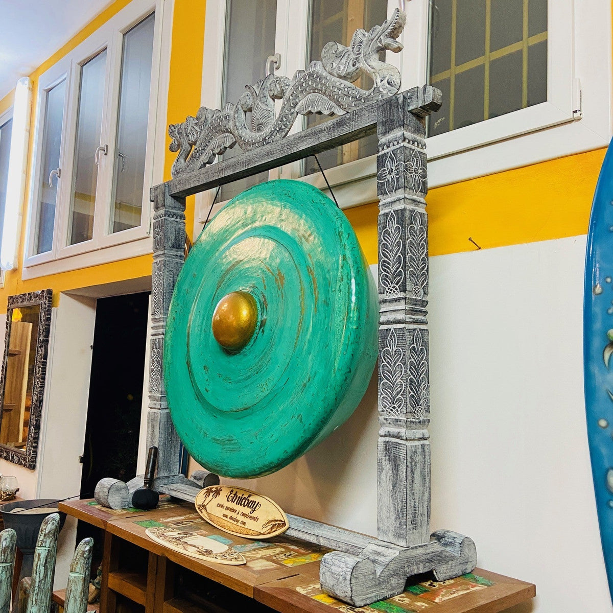 Gong professionale orientale yoga meditazione om - ETNICBAY