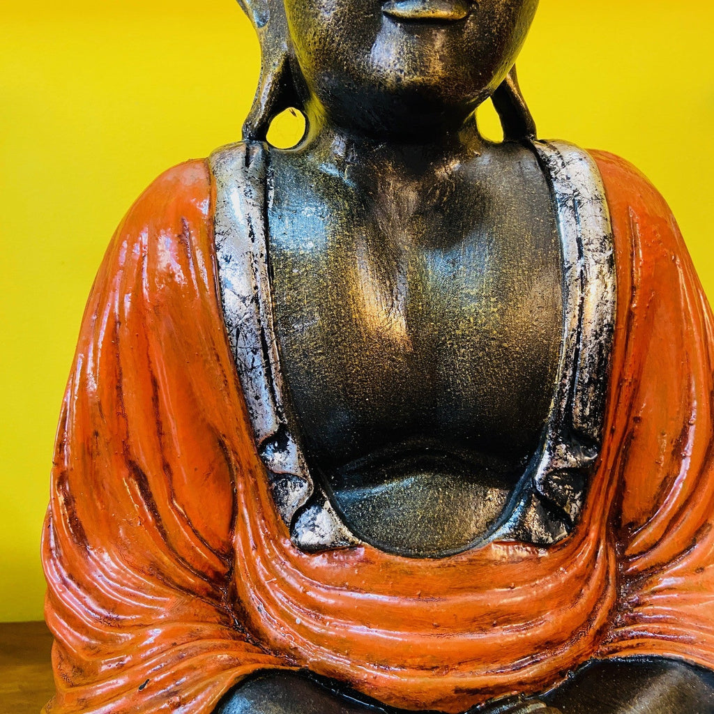 Buddha meditazione statua etnica arte orientale - ETNICBAY