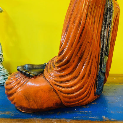 Buddha meditazione statua etnica arte orientale