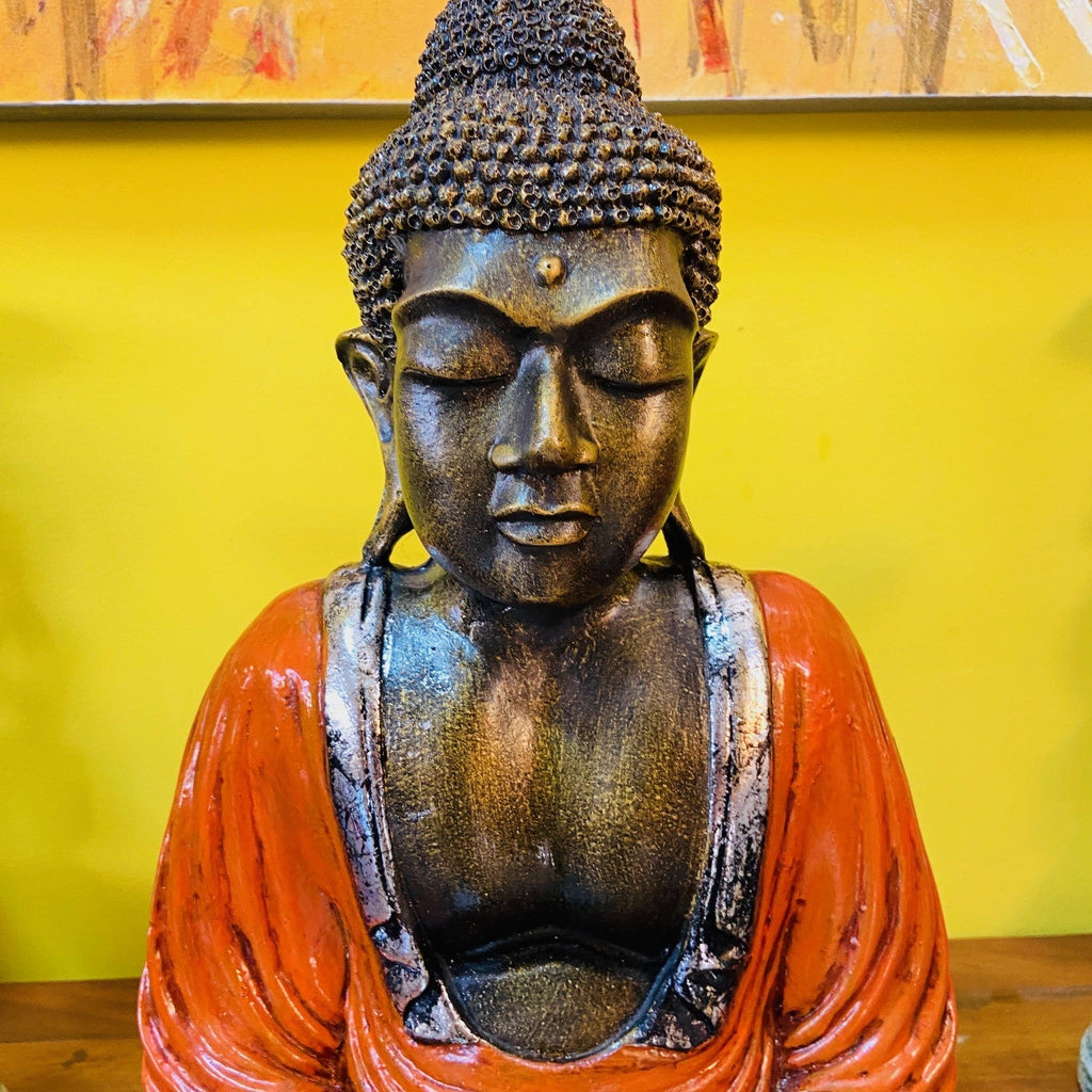Buddha meditazione statua etnica arte orientale - ETNICBAY