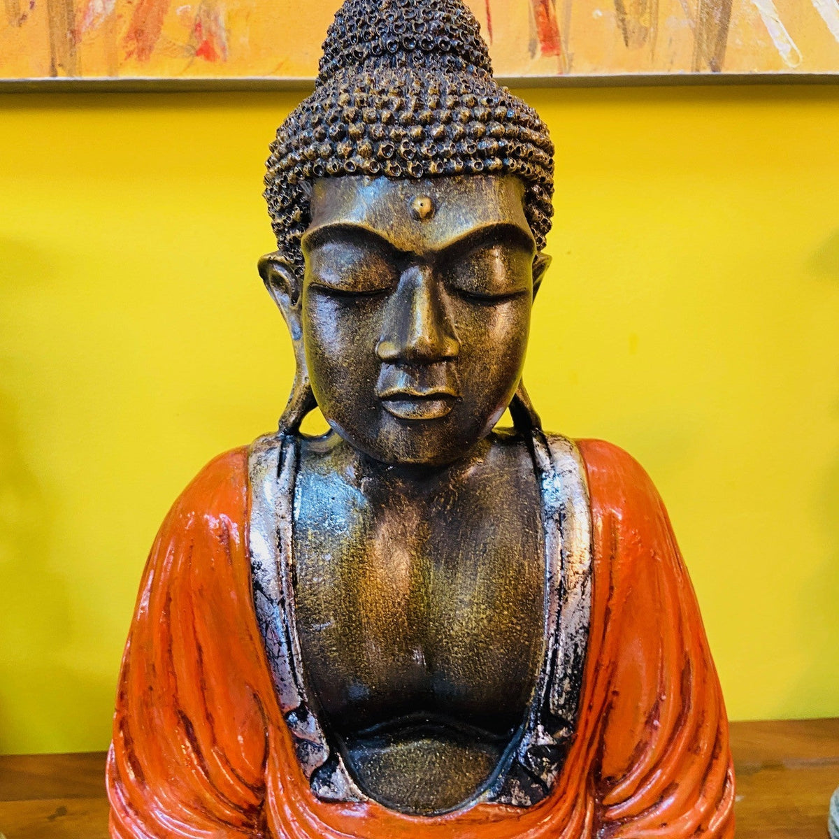 Buddha meditazione statua etnica arte orientale - ETNICBAY