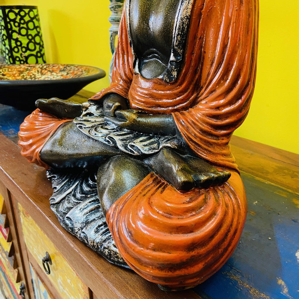 Buddha meditazione statua etnica arte orientale - ETNICBAY