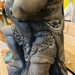 Statue de Barong Anoman en pierre, divinité fabriquée à la main