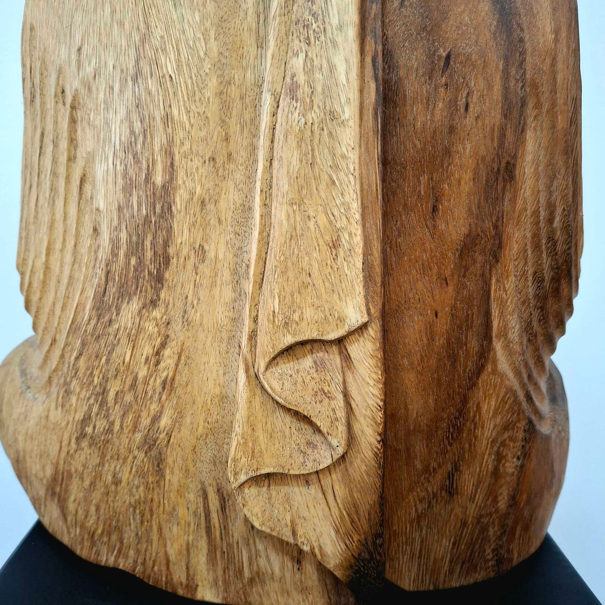 Statuetta Buddha legno suar in meditazione