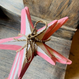 Stelle marine in legno set 3 arredamento etnico