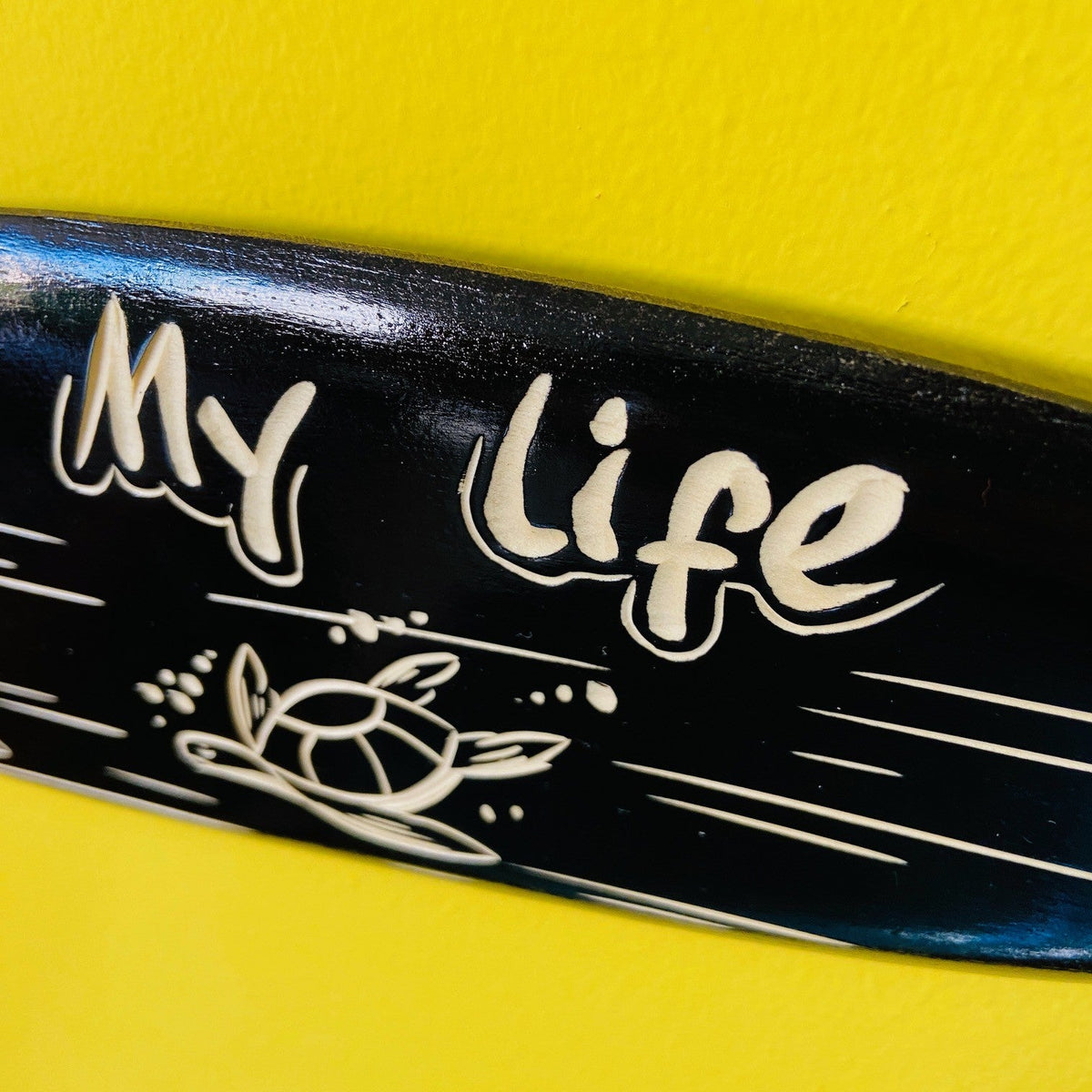 Tavola surf deco tartarughe my family is my life - ETNICBAY