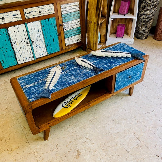 Mobile porta tv tavolino etnico stile vintage - ETNICBAY