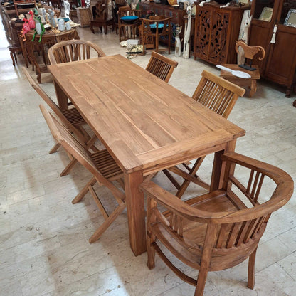 Tavolo da pranzo in legno teak massello