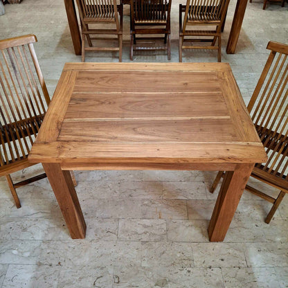 Tavolo allungabile in legno teak massello