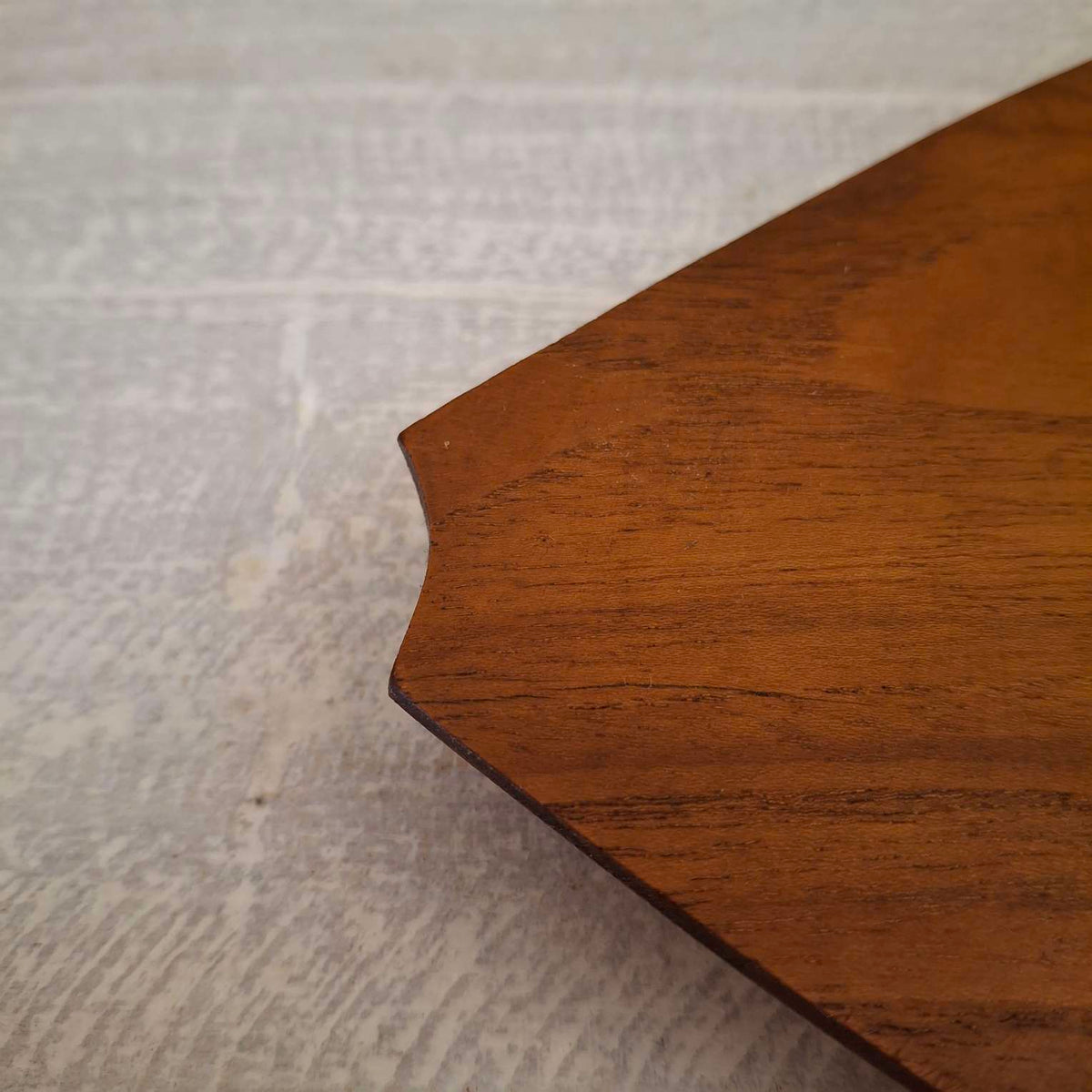 Vassoio etnico da portata pesce in legno teak - ETNICBAY