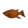 Vassoio etnico da portata pesce in legno teak - ETNICBAY