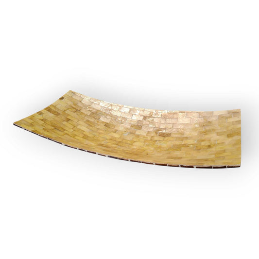 Plateau de centre de table rectangulaire en nacre