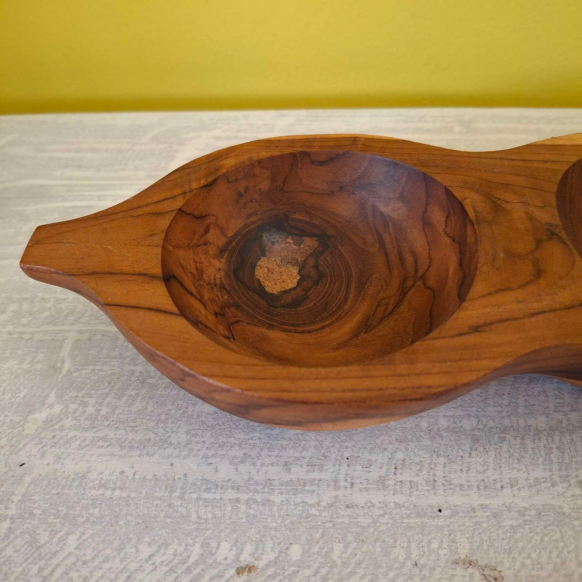 Vassoio antipasti ciotola in teak svuota tasche - ETNICBAY