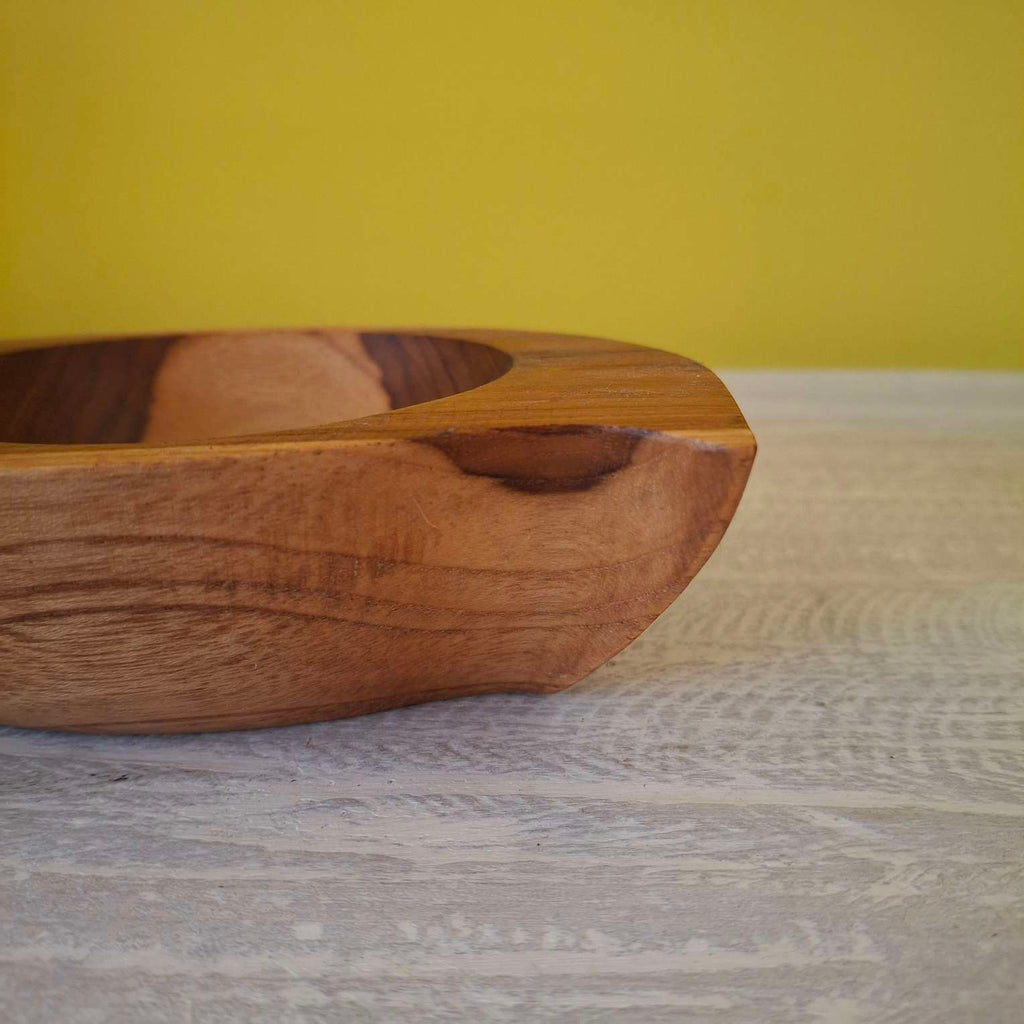 Vassoio antipasti ciotola in teak svuota tasche - ETNICBAY