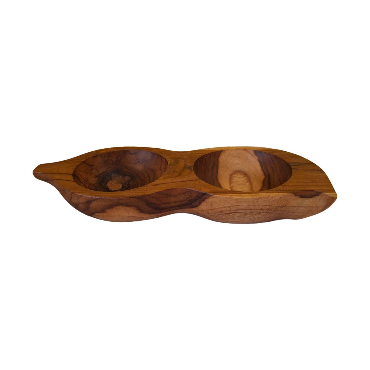 Vassoio antipasti ciotola in teak svuota tasche - ETNICBAY