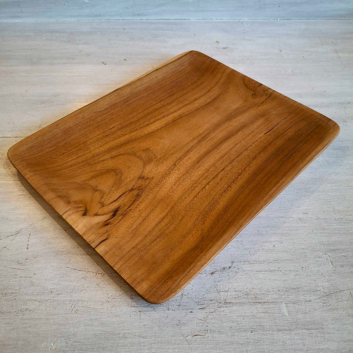 Vassoio in legno teak piatto centro tavola
