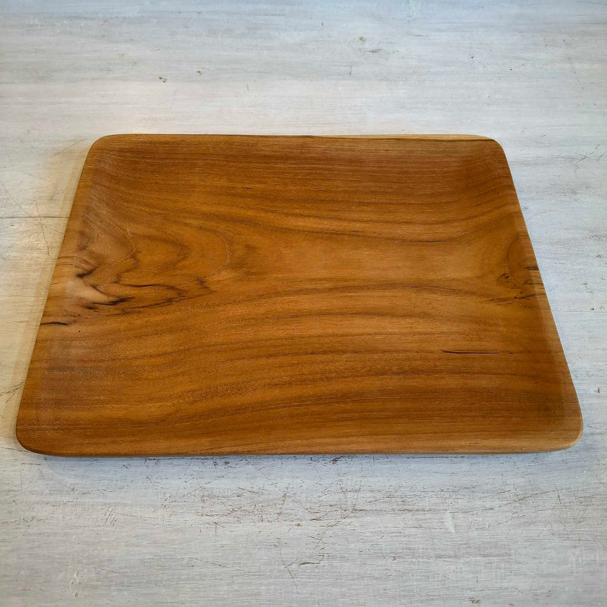 Vassoio in legno teak piatto centro tavola