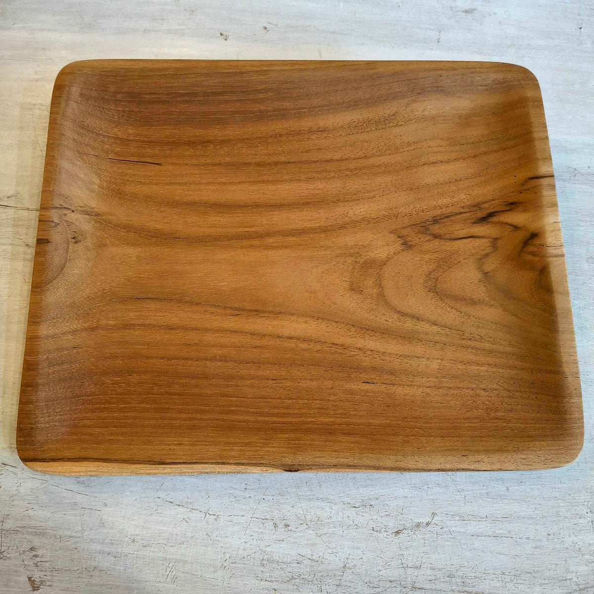 Vassoio in legno teak piatto centro tavola