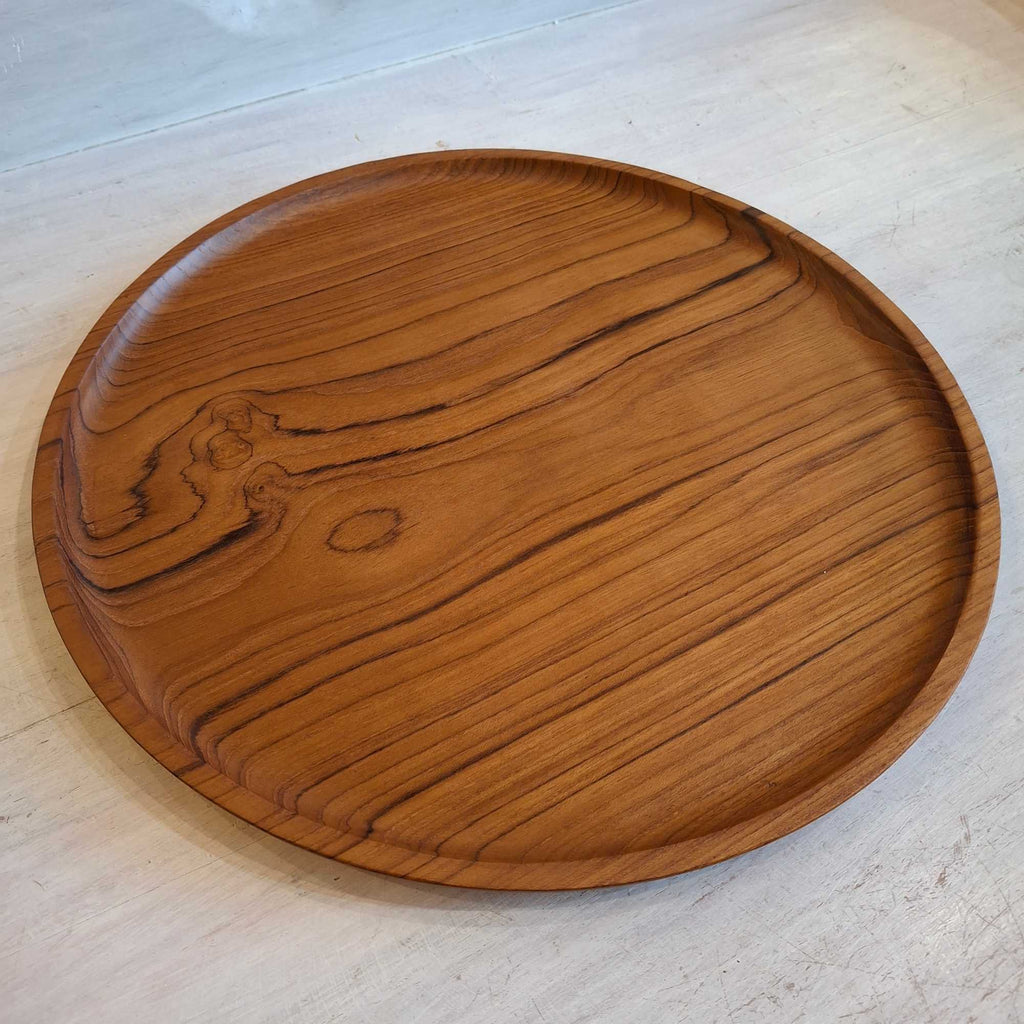 Pizzateller, Teak-Tablett, Taschenleerer