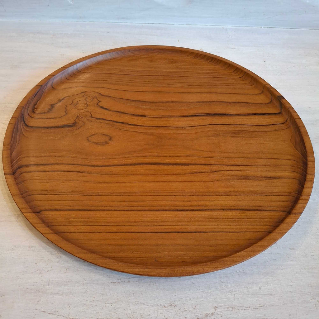 Pizzateller, Teak-Tablett, Taschenleerer