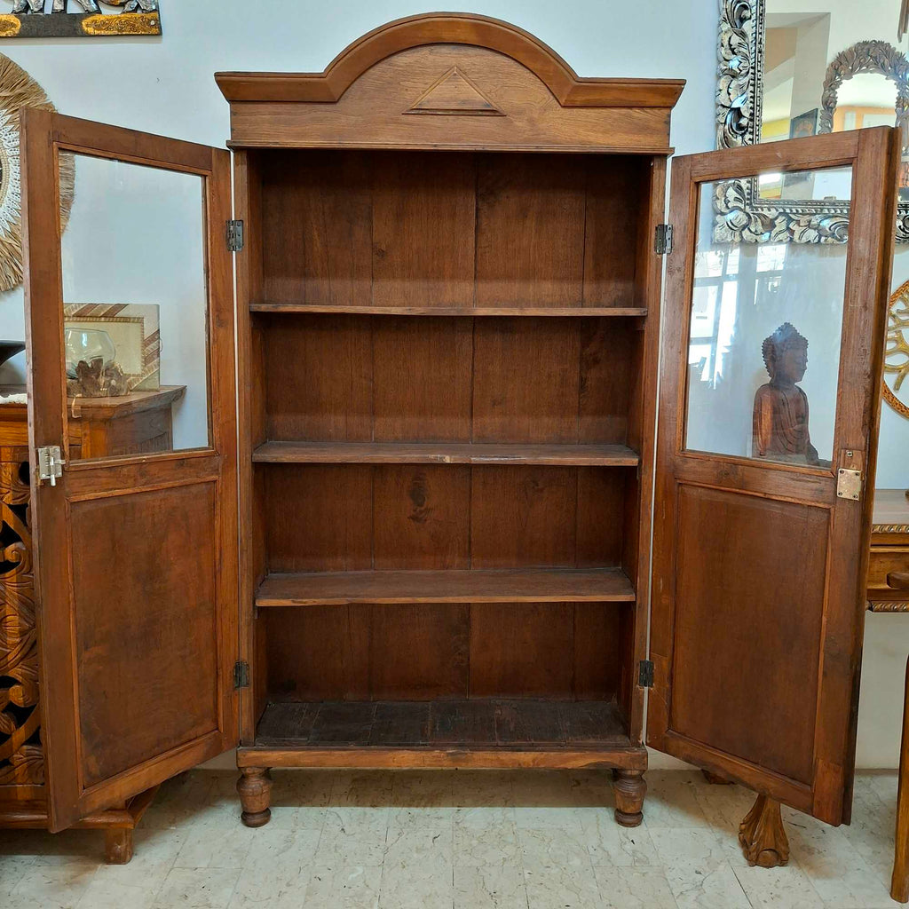 Vintage-Vitrine, ethnisches Sideboard, ethnisches Möbelstück