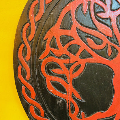 Peinture de style ethnique de l'arbre de vie celtique