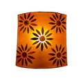 Applique etnica arancione con inserti in madreperla - ETNICBAY