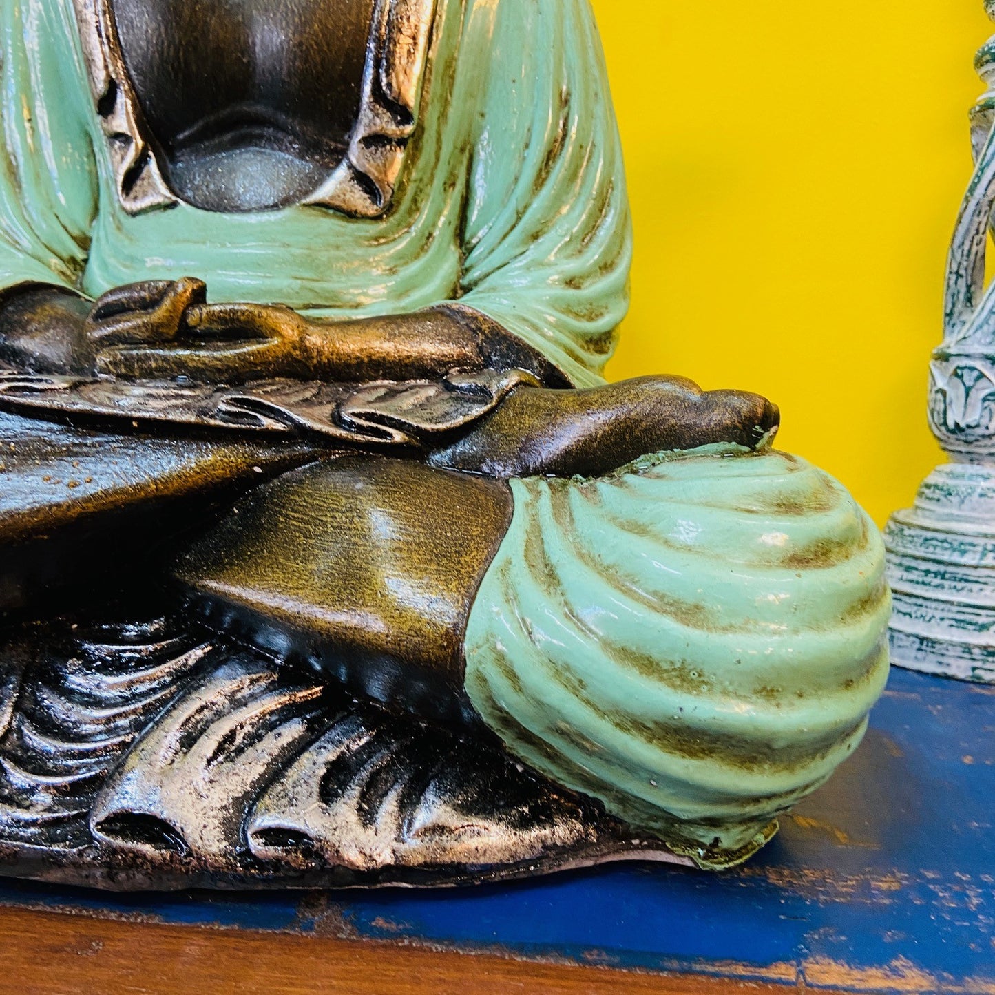 Meditation Buddha Statue Antique Color Yoga