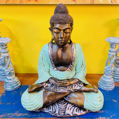 Meditation Buddha Statue Antique Color Yoga