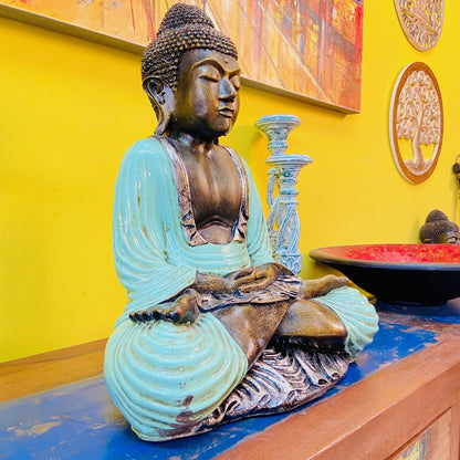Meditation Buddha Statue Antique Color Yoga