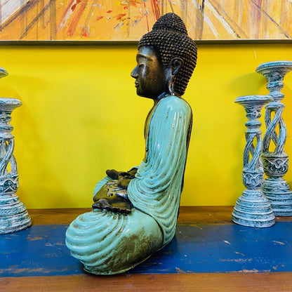 Meditation Buddha Statue Antique Color Yoga