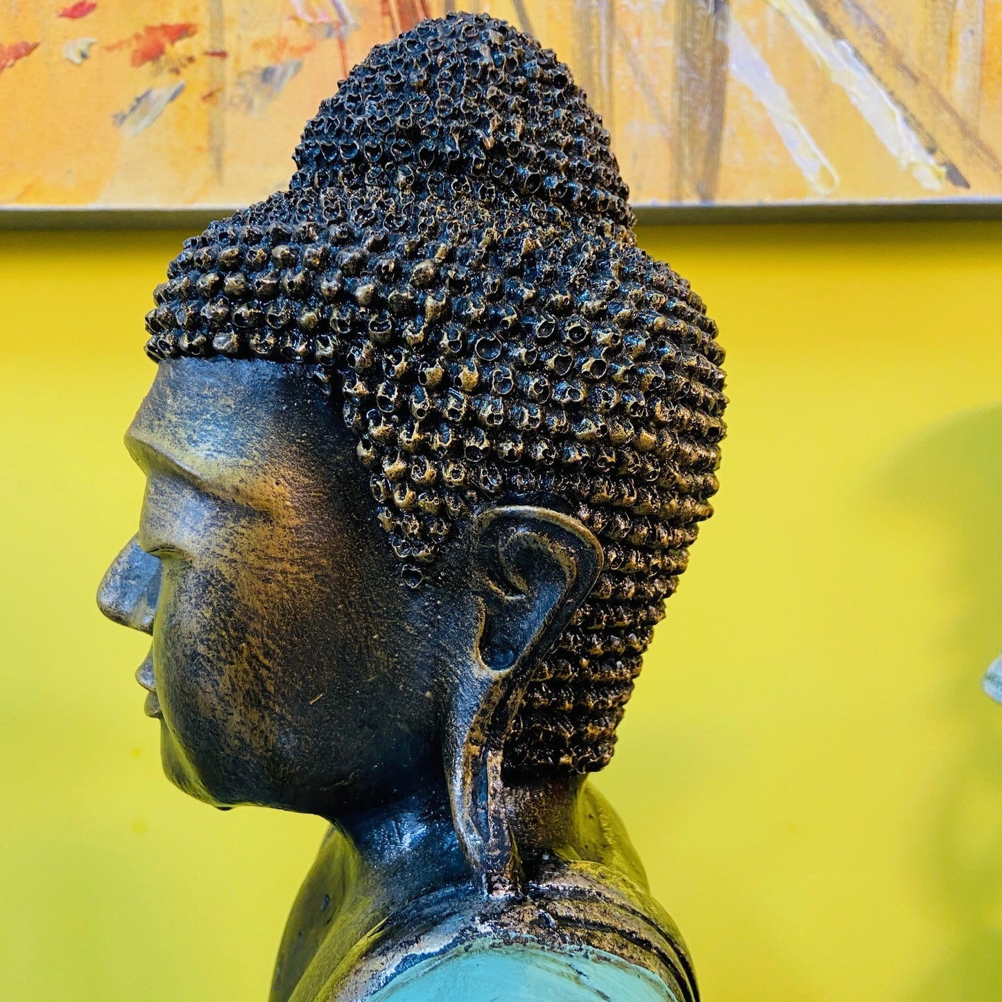Meditation Buddha Statue Antique Color Yoga