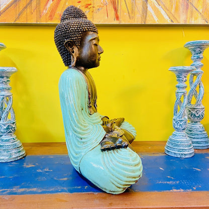 Meditation Buddha Statue Antique Color Yoga