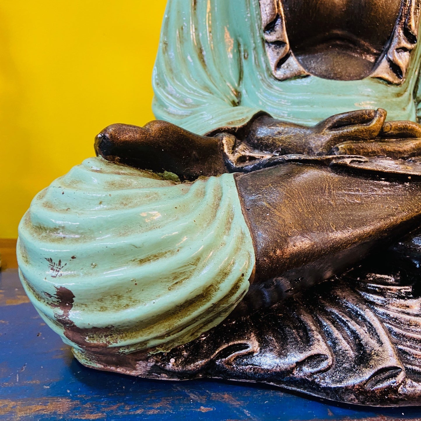 Meditation Buddha Statue Antique Color Yoga