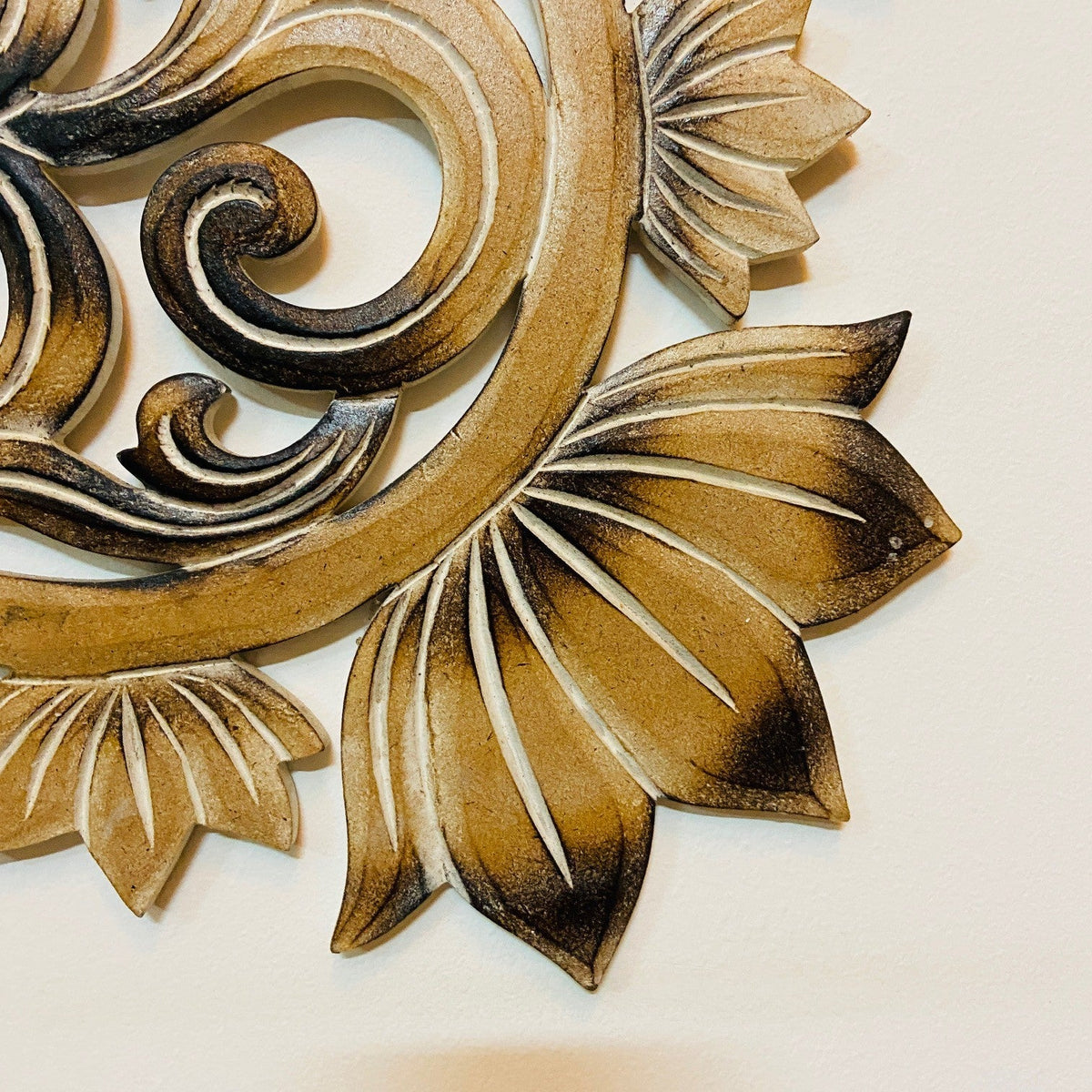 Loto ed Omkar decorazione etnica arte orientale - ETNICBAY