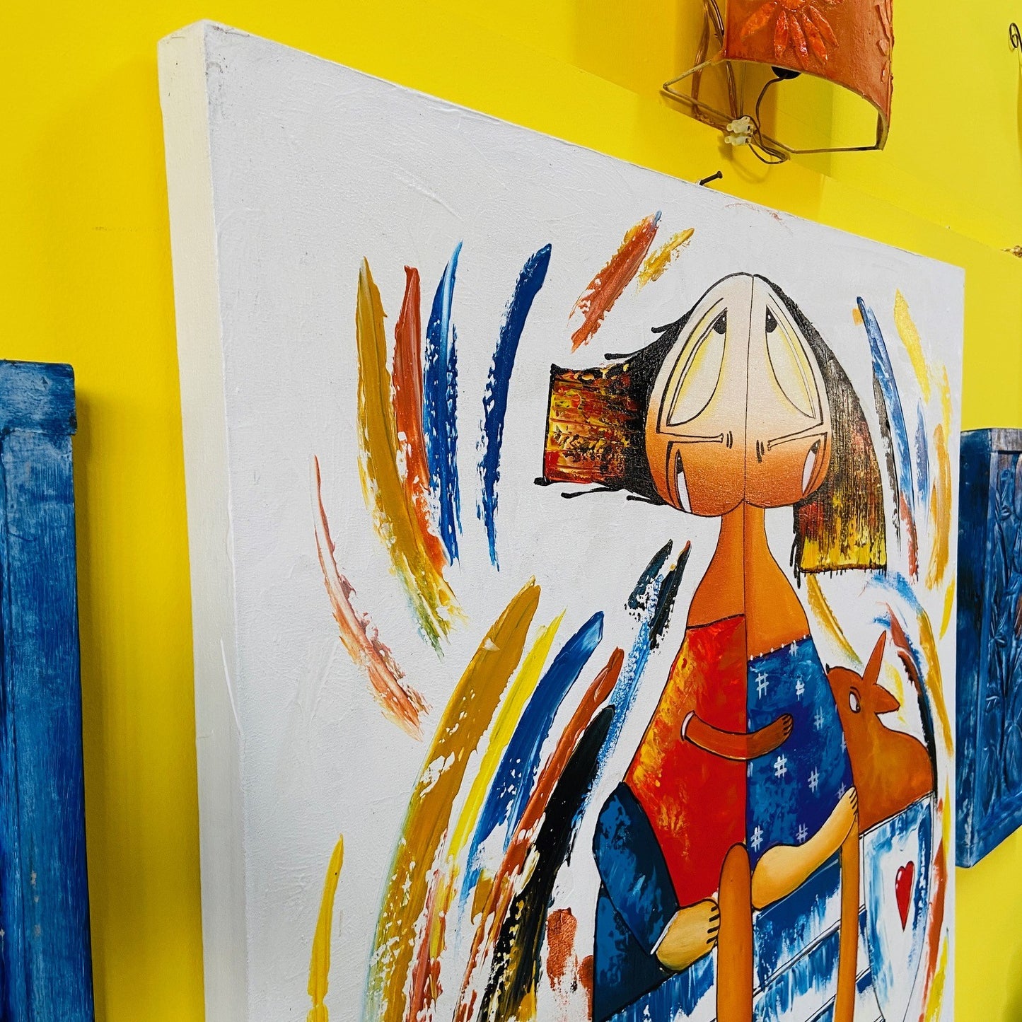 Copie d'une peinture sur toile moderne de l'auteur Janine Daddo