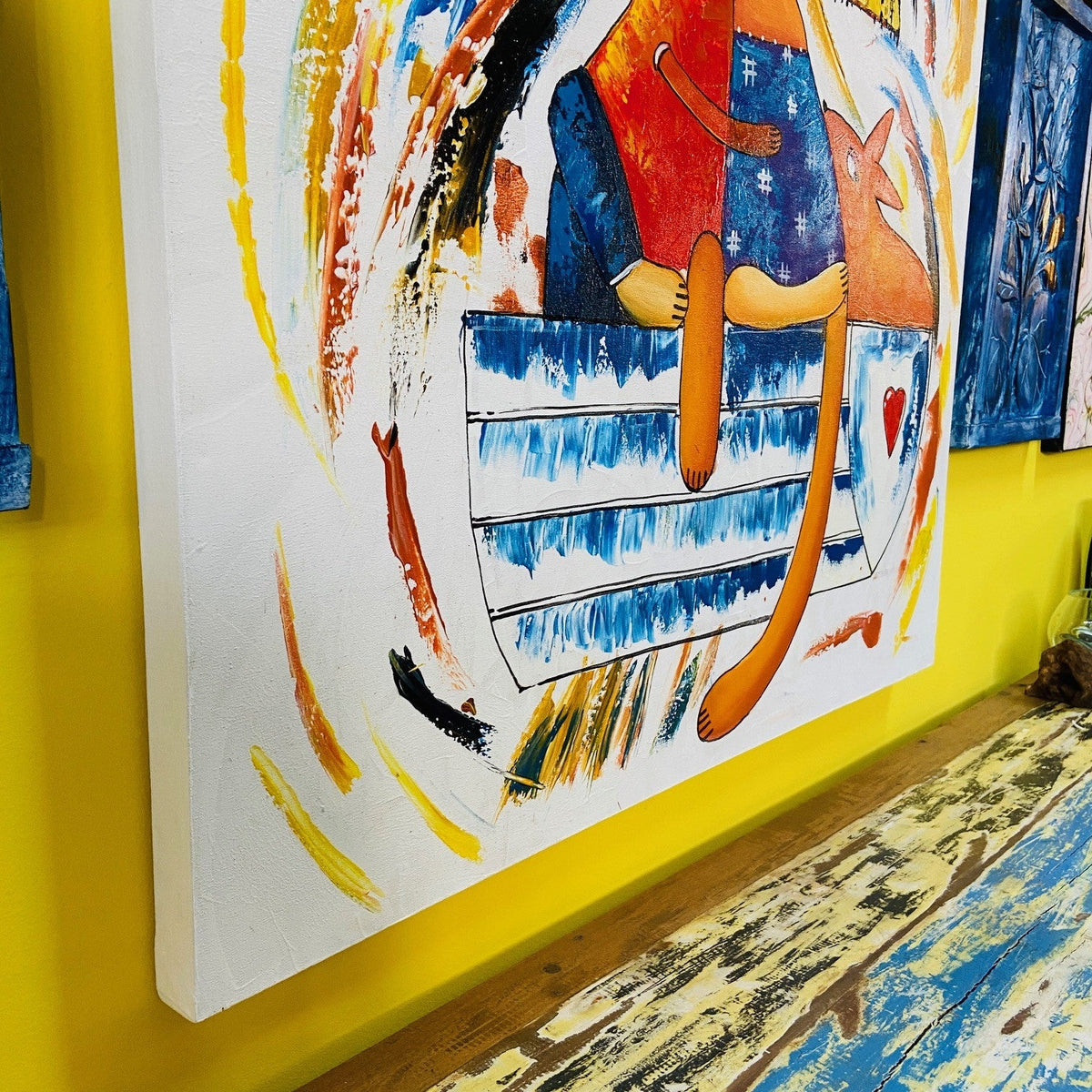Quadro moderno tela copia d'autore Janine Daddo - ETNICBAY