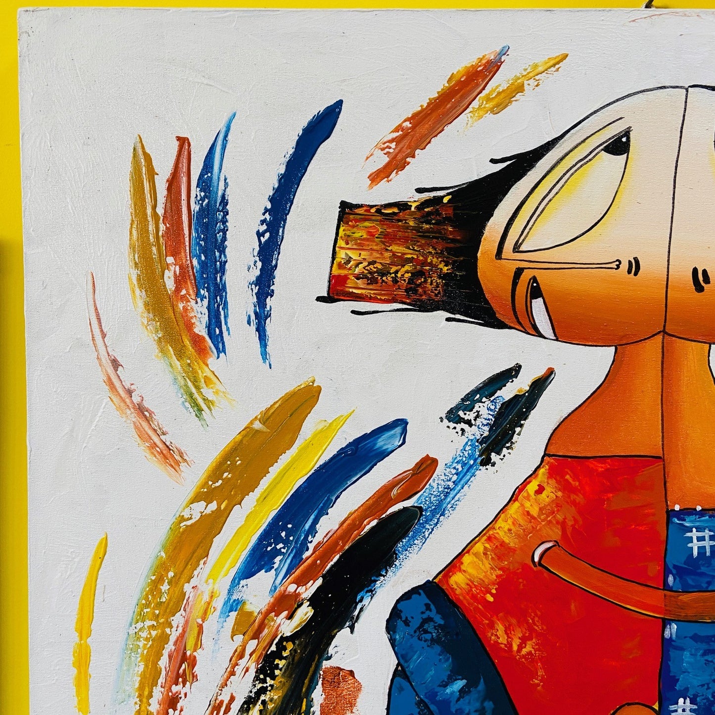 Copie d'une peinture sur toile moderne de l'auteur Janine Daddo