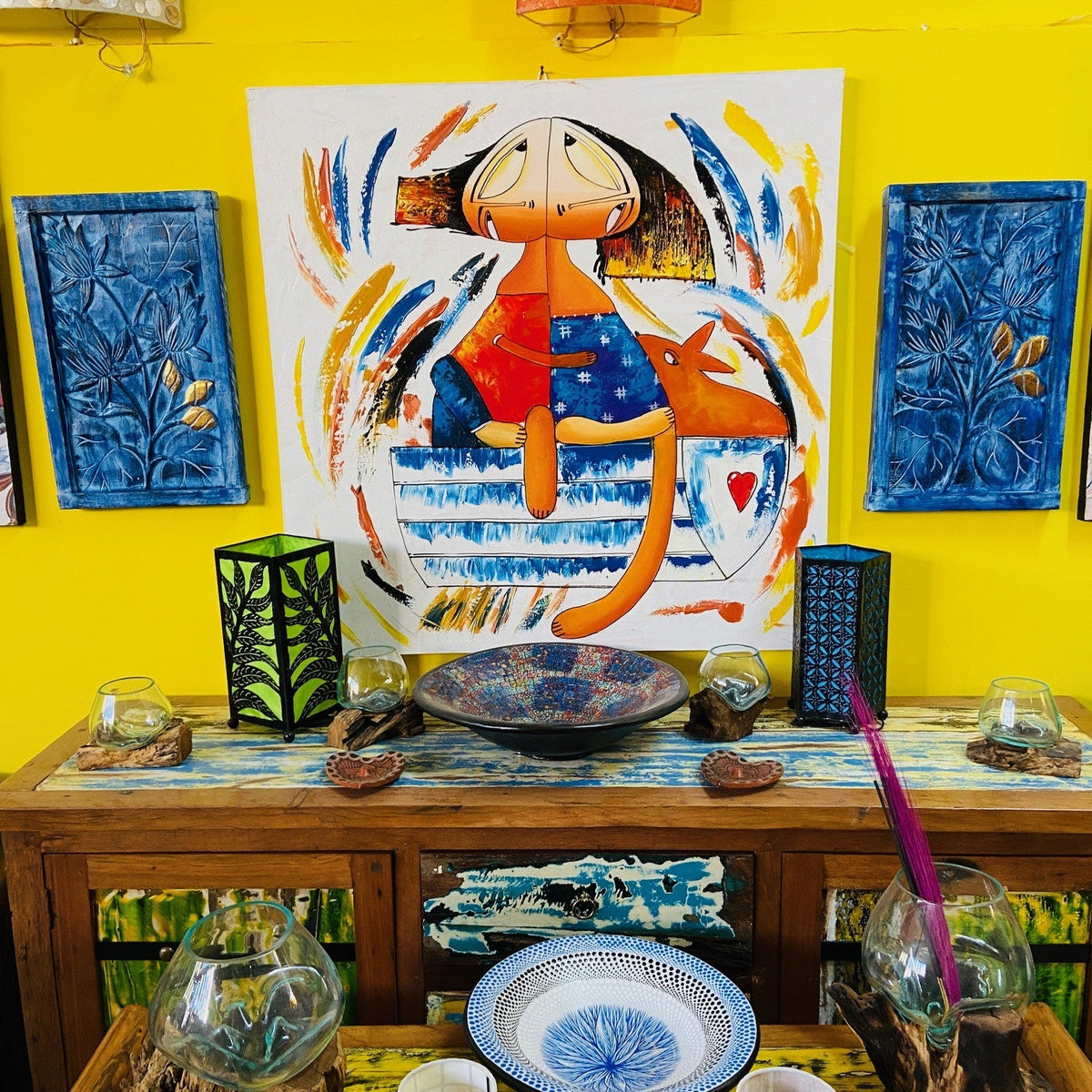 Quadro moderno tela copia d'autore Janine Daddo - ETNICBAY