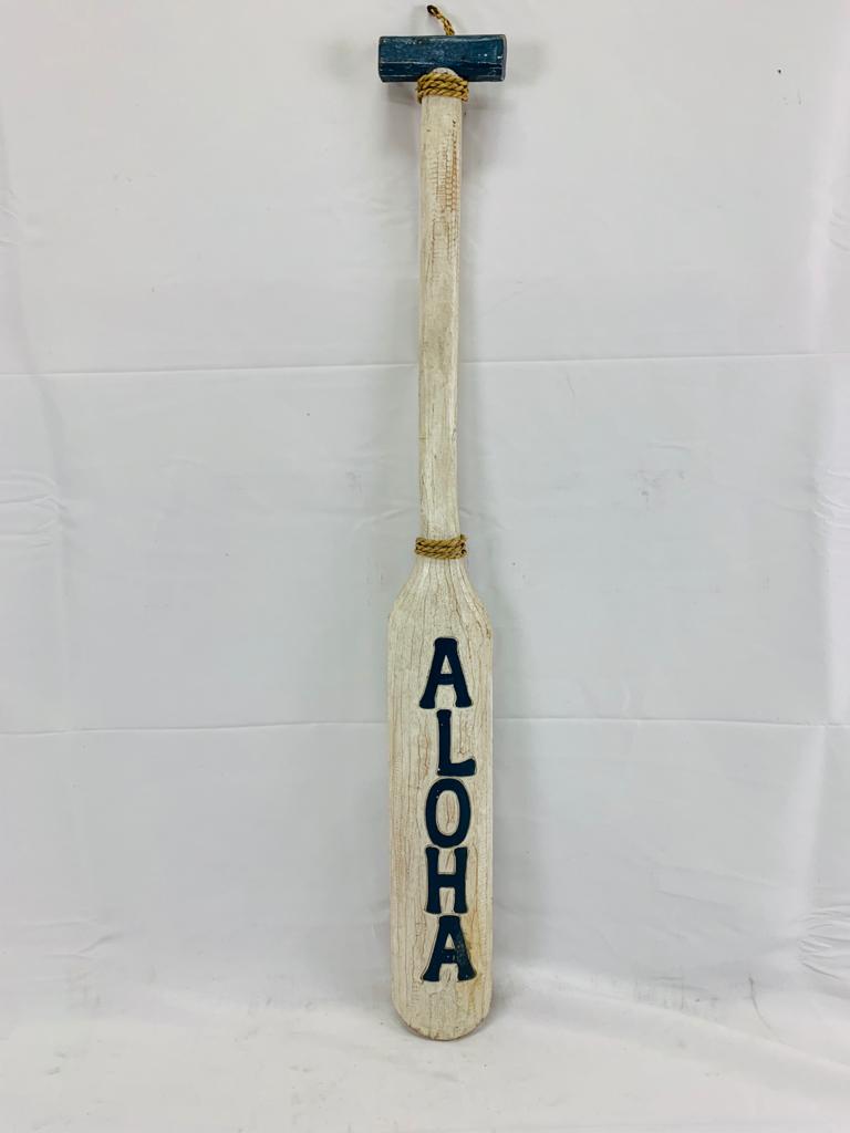 Pagaia Aloha in legno remo decorativo stile etnico - ETNICBAY
