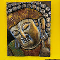 Buddha quadro legno decorazioni orientali etniche - ETNICBAY