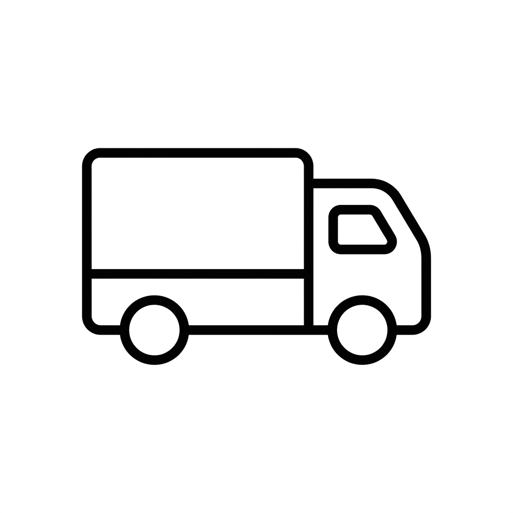 Icona camion per spedizioni