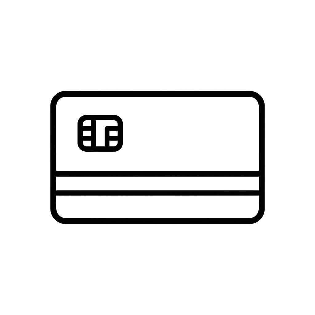Icona carta di credito per pagamenti